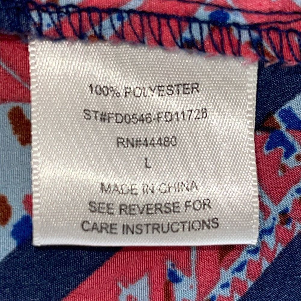 Love Fire Womens Maxi Racerback Dress Sleeveless Summer Vacation Red Blue Large - Picture 6 of 8